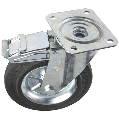 LAG Braked Swivel Castor Wheel, 230kg Capacity, 200mm Wheel