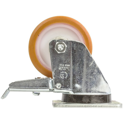 LAG Braked Swivel Castor Wheel, 200kg Capacity, 100mm Wheel
