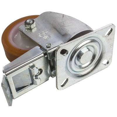 LAG Braked Swivel Castor Wheel, 200kg Capacity, 100mm Wheel