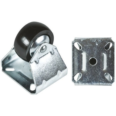 Tente Fixed Castor Wheel, 50kg Capacity, 60mm Wheel