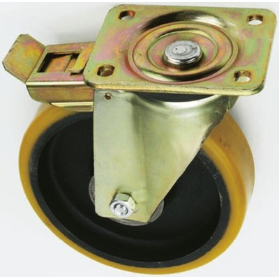 Tente Braked Swivel Castor Wheel, 800kg Capacity, 200mm Wheel
