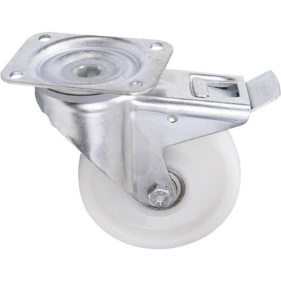 Tente Braked Swivel Castor Wheel, 350kg Capacity, 160mm Wheel