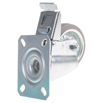 LAG Braked Swivel Castor Wheel, 60kg Capacity, 80mm Wheel