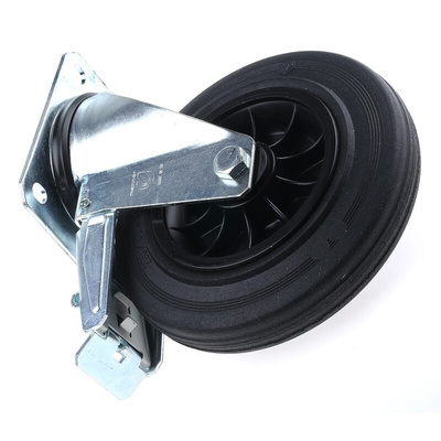 LAG Braked Swivel Castor Wheel, 205kg Capacity, 200mm Wheel