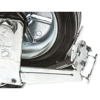 LAG Braked Swivel Castor Wheel, 180kg Capacity, 160mm Wheel
