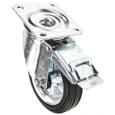 LAG Braked Swivel Castor Wheel, 180kg Capacity, 160mm Wheel