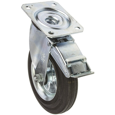 LAG Braked Swivel Castor Wheel, 230kg Capacity, 200mm Wheel
