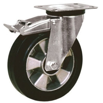 LAG Braked Swivel Castor Wheel, 120kg Capacity, 100mm Wheel