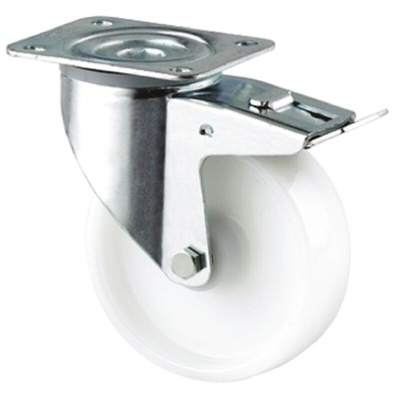 Tente Braked Swivel Castor Wheel, 350kg Capacity, 160mm Wheel