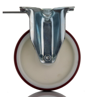 Tente Fixed Castor Wheel, 400kg Capacity, 125mm Wheel