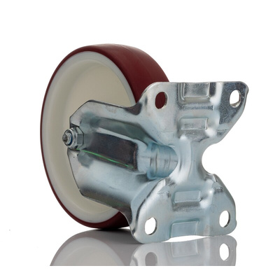 Tente Fixed Castor Wheel, 400kg Capacity, 125mm Wheel