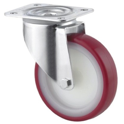 Tente Swivel Castor Wheel, 350kg Capacity, 200mm Wheel
