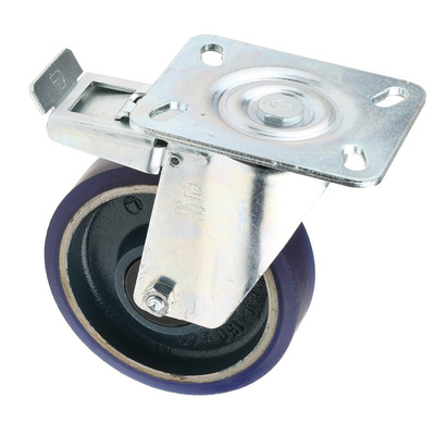 LAG Braked Swivel Castor Wheel, 450kg Capacity, 150mm Wheel