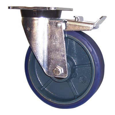 LAG Braked Swivel Castor Wheel, 850kg Capacity, 200mm Wheel