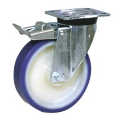 LAG Braked Swivel Castor Wheel, 300kg Capacity, 150mm Wheel