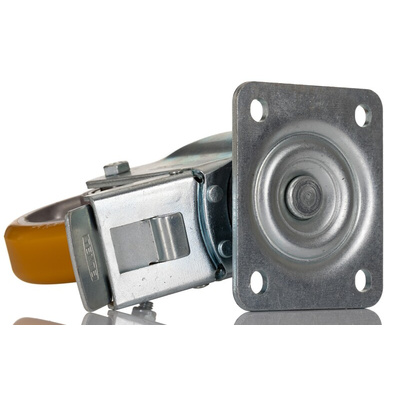 Tente Braked Swivel Castor Wheel, 300kg Capacity, 125mm Wheel