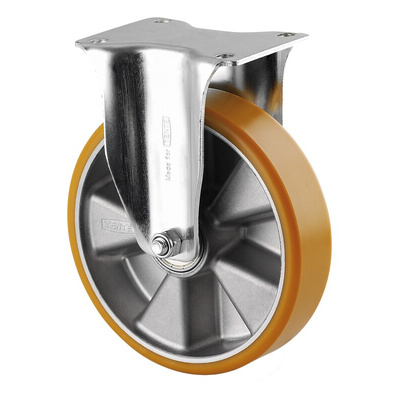 Tente Fixed Castor Wheel, 600kg Capacity, 200mm Wheel