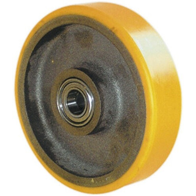 Guitel Hervieu Grey, Yellow Polyurethane Abrasion Resistant, Corrosion Resistant, Low Starting Resistance Trolley