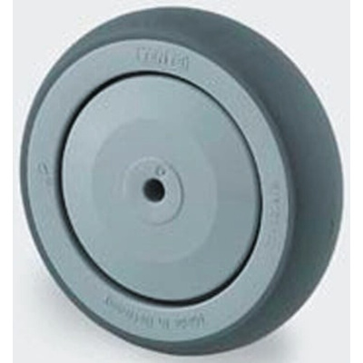 Tente Grey Rubber Non-Marking Trolley Wheel, 100kg