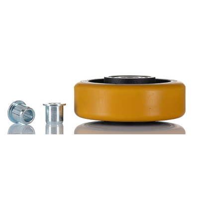 Tente Brown Polyurethane Corrosion Resistant Trolley Wheel, 800kg