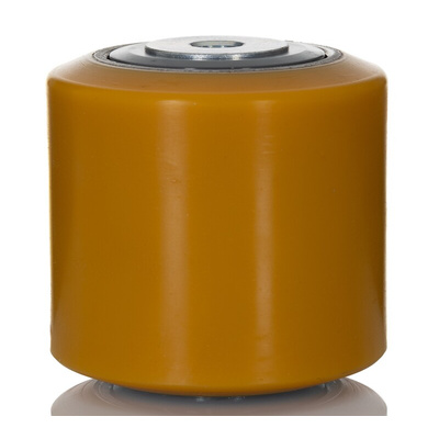 Tente Yellow Polyurethane Sealed Bearings Trolley Wheel, 800kg
