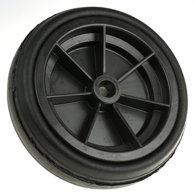Guitel Hervieu Black Trolley Wheel, 250kg