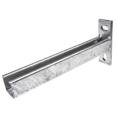 Unistrut Steel 300mm Cantilever Arm With 135 x 45mm Base 1.20kg