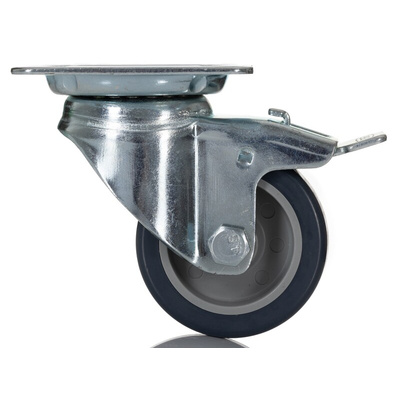 Tente Braked Swivel Castor Wheel, 40kg Capacity, 50mm Wheel