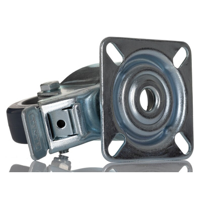 Tente Braked Swivel Castor Wheel, 40kg Capacity, 50mm Wheel