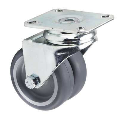 Tente Swivel Castor Wheel, 80kg Capacity, 75mm Wheel