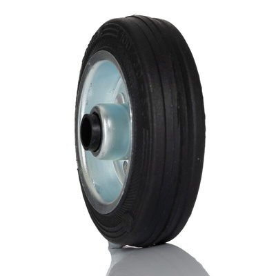 Tente Black Rubber Roller Bearing Trolley Wheel, 70kg