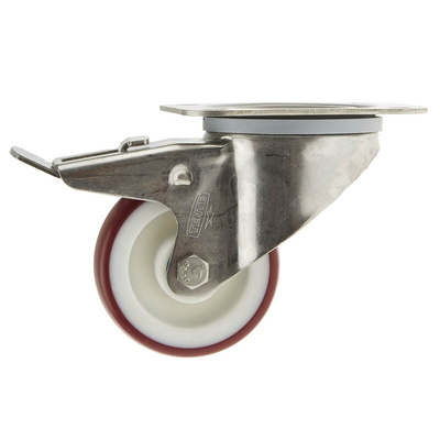 Tente Swivel Castor Wheel, 200kg Capacity, 80mm Wheel