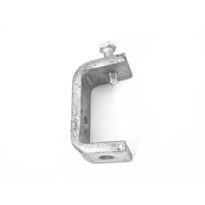 RS PRO Hot Galvanised Steel Beam Clamp, Fits Channel Size 41mm