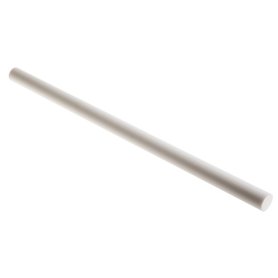 Machinable Glass Ceramic Rod, 300mm L, 15mm Diameter