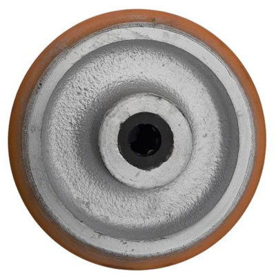 Guitel Hervieu Grey, Yellow Polyurethane Abrasion Resistant Trolley Wheel, 230kg