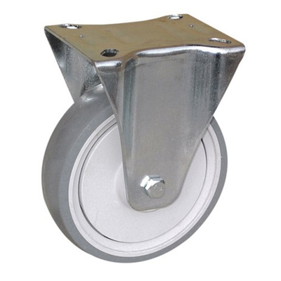Guitel Hervieu Fixed Castor Wheel, 175kg Capacity, 125mm Wheel