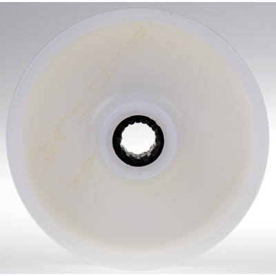 LAG White Polyamide Hygienic, Low Rolling Resistance, Non-Marking Trolley Wheel, 400kg