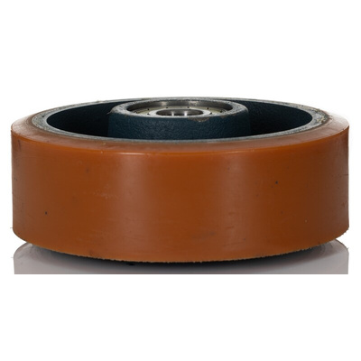 LAG Blue, Orange Polyurethane Abrasion Resistant, High Load Capacity, Laceration Resistant, Non-Marking Trolley Wheel,