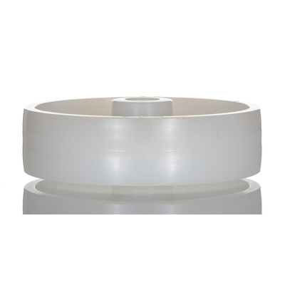 LAG White Polyamide Hygienic, Low Rolling Resistance, Non-Marking Trolley Wheel, 150kg