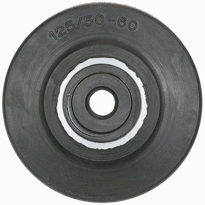LAG Black, Silver Rubber Quiet Operation, Shock Absorbing Trolley Wheel, 220kg