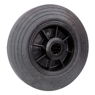 Guitel Hervieu Black Rubber Abrasion Resistant Trolley Wheel, 150kg