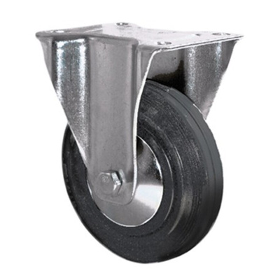 Guitel Hervieu Fixed Castor Wheel, 175kg Capacity, 160mm Wheel