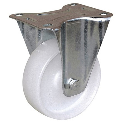 Guitel Hervieu Fixed Castor Wheel, 100kg Capacity, 100mm Wheel