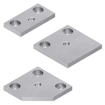Bosch Rexroth Galvanised Steel Base Plate, 60 x 120mm