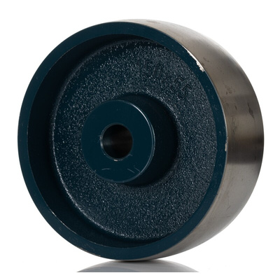 LAG Blue Cast Iron High Load Capacity, Low Rolling Resistance Trolley Wheel, 1200kg