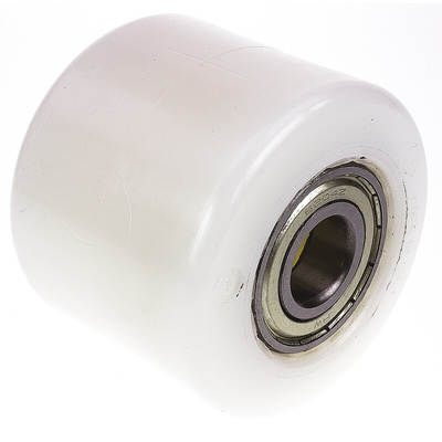 LAG White Polyamide Hygienic, Low Rolling Resistance, Non-Marking Trolley Wheel, 700kg
