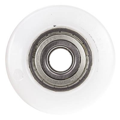 LAG White Polyamide Hygienic, Low Rolling Resistance, Non-Marking Trolley Wheel, 700kg