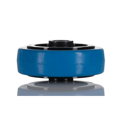 Tente Blue Rubber Abrasion Resistant Trolley Wheel, 160kg