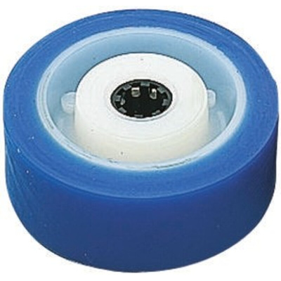 LAG Blue, White Polyurethane Abrasion Resistant, Hygienic, Laceration Resistant, Low Rolling Resistance, Non-Marking,