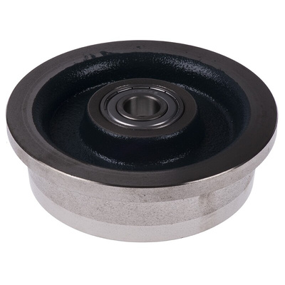 LAG Blue Cast Iron High Load Capacity, Low Rolling Resistance Trolley Wheel, 500kg